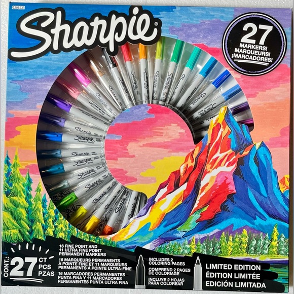 Sharpie Limited Edition Permanent Markers Set - 27 Colors - Picture 1 of 7